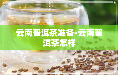 云南普洱茶准备-云南普洱茶怎样