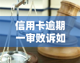 信用卡逾期一审败诉如何进行二审？2020年逾期被起诉立案后的解决方案