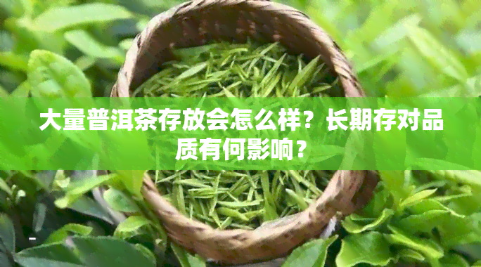 大量普洱茶存放会怎么样？长期存对品质有何影响？