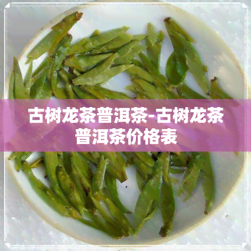 古树龙茶普洱茶-古树龙茶普洱茶价格表