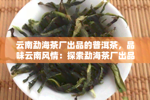 云南勐海茶厂出品的普洱茶，品味云南风情：探索勐海茶厂出品的普洱茶魅力