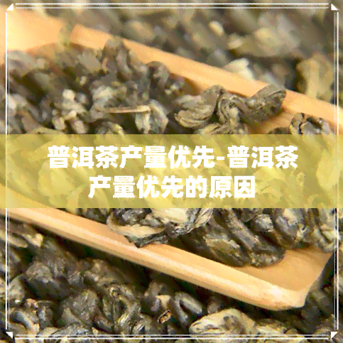 普洱茶产量优先-普洱茶产量优先的原因