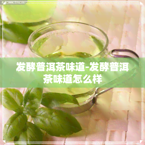 发酵普洱茶味道-发酵普洱茶味道怎么样