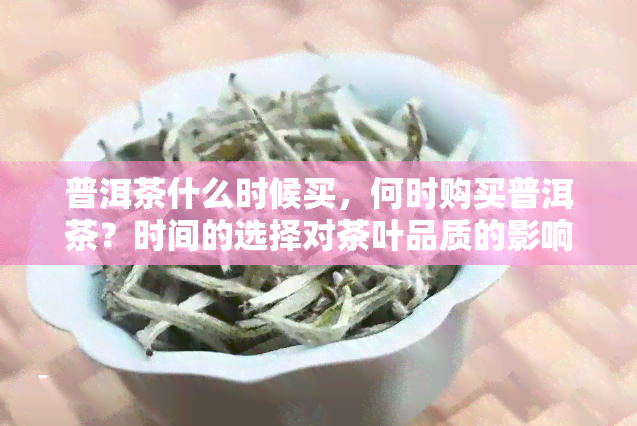 普洱茶什么时候买，何时购买普洱茶？时间的选择对茶叶品质的影响