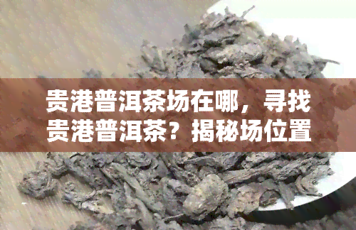 贵港普洱茶场在哪，寻找贵港普洱茶？揭秘场位置！