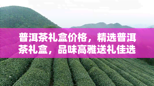 普洱茶礼盒价格，精选普洱茶礼盒，品味高雅送礼佳选！