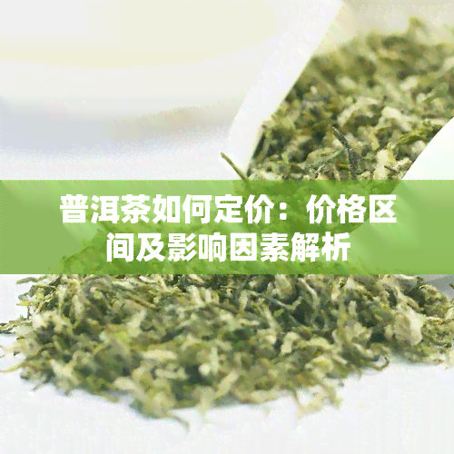 普洱茶如何定价：价格区间及影响因素解析