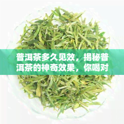 普洱茶多久见效，揭秘普洱茶的神奇效果，你喝对了吗？