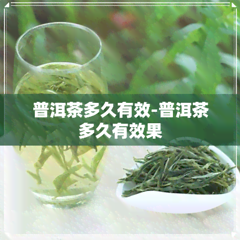 普洱茶多久有效-普洱茶多久有效果