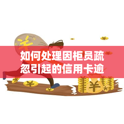 如何处理因柜员疏忽引起的信用卡逾期问题？