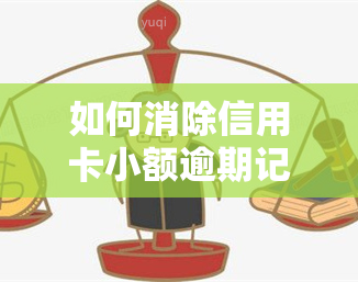 如何消除信用卡小额逾期记录？全程解析！