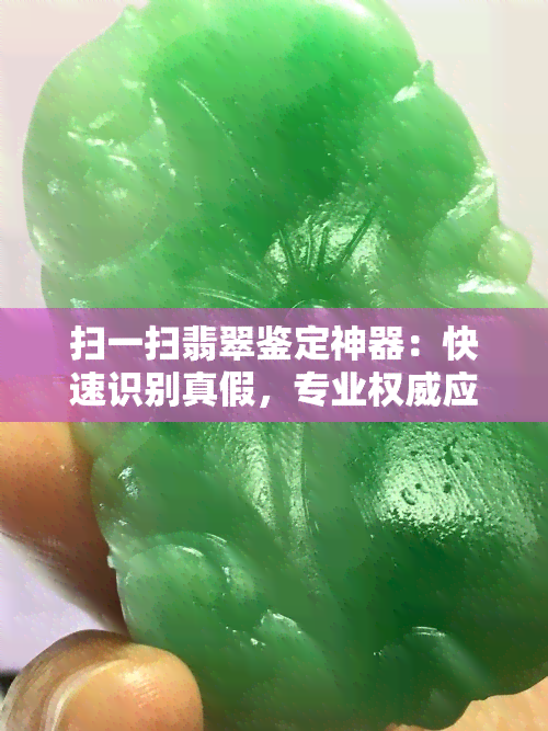 扫一扫翡翠鉴定神器：快速识别真假，专业权威应用！