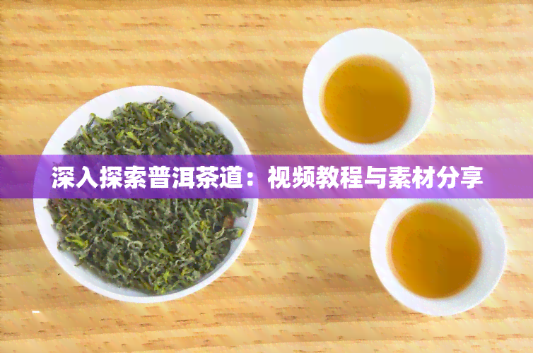 深入探索普洱茶道：视频教程与素材分享