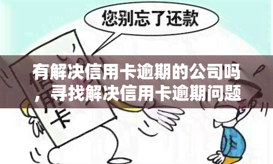 有解决信用卡逾期的公司吗，寻找解决信用卡逾期问题的专业公司？这里有你需要的答案！