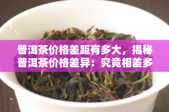 普洱茶价格差距有多大，揭秘普洱茶价格差异：究竟相差多少？