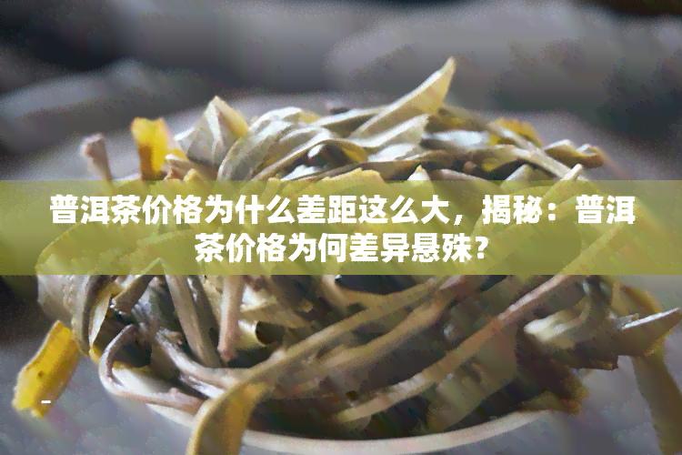 普洱茶价格为什么差距这么大，揭秘：普洱茶价格为何差异悬殊？