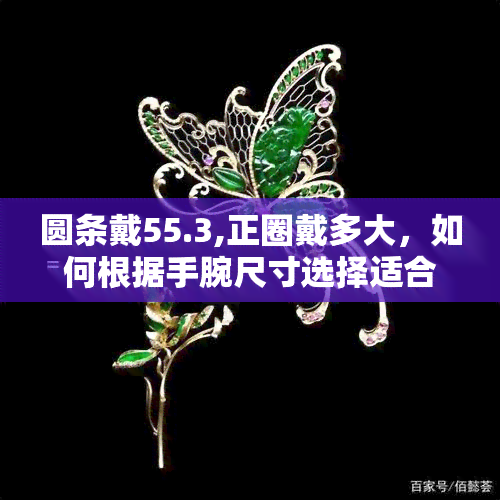 圆条戴55.3,正圈戴多大，如何根据手腕尺寸选择适合的戒指大小：圆条戒55.3，正圈戒该选多大？