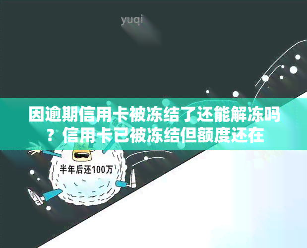 因逾期信用卡被冻结了还能解冻吗？信用卡已被冻结但额度还在