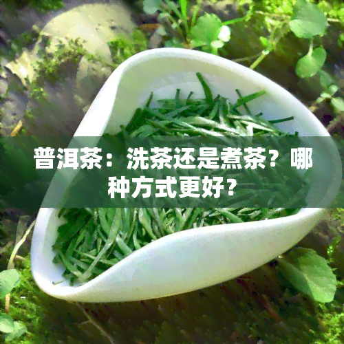 普洱茶：洗茶还是煮茶？哪种方式更好？