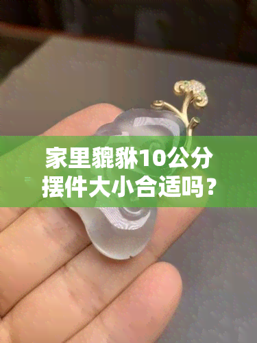 家里貔貅10公分摆件大小合适吗？请看图示