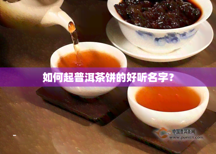 如何起普洱茶饼的好听名字？