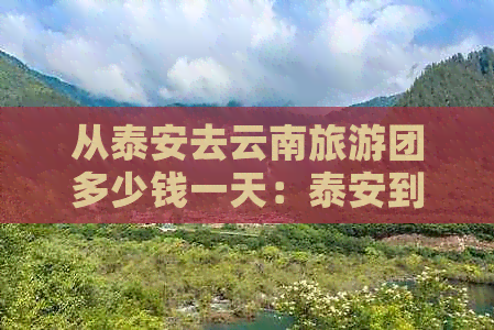 从泰安去云南旅游团多少钱一天：泰安到云南7日6晚跟团游仅需2980元！