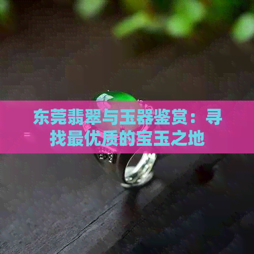 东莞翡翠与玉器鉴赏：寻找更优质的宝玉之地