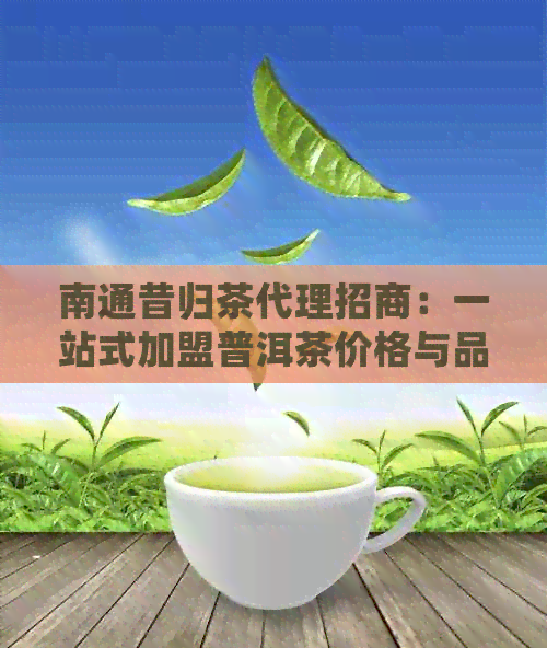 南通昔归茶代理招商：一站式加盟普洱茶价格与品质完美平