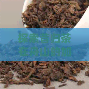 探索昔归茶在舟山的加盟与代理机会：一个全新的茶叶经营模式