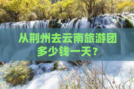 从荆州去云南旅游团多少钱一天？