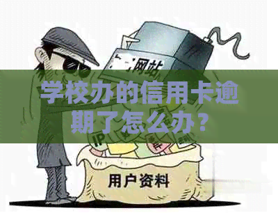 学校办的信用卡逾期了怎么办？