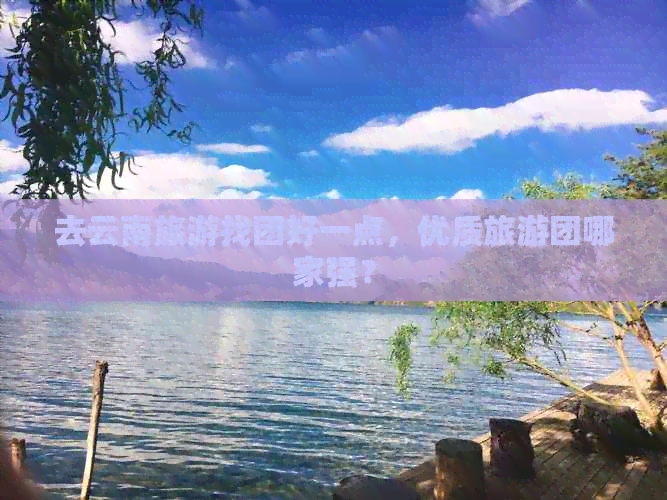 去云南旅游找团好一点，优质旅游团哪家强？