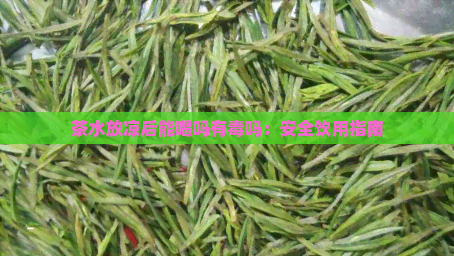 茶水放凉后能喝吗有吗：安全饮用指南