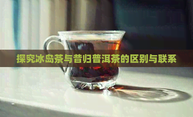 探究冰岛茶与昔归普洱茶的区别与联系