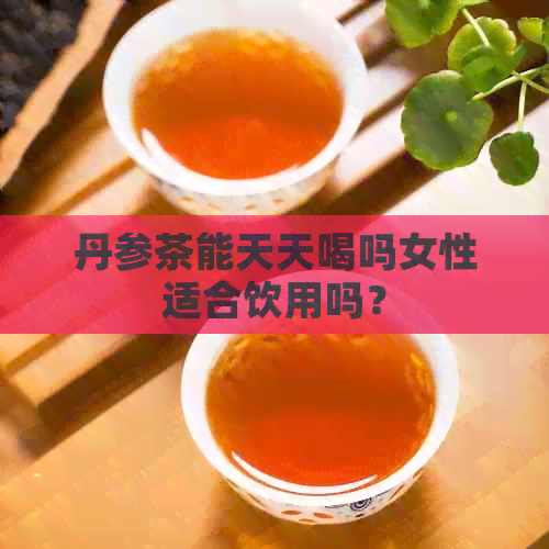 丹参茶能天天喝吗女性适合饮用吗？