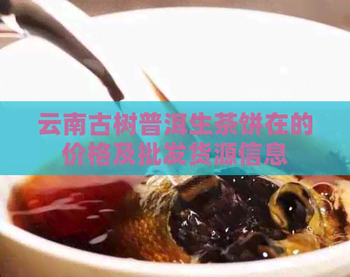 云南古树普洱生茶饼在的价格及批发货源信息