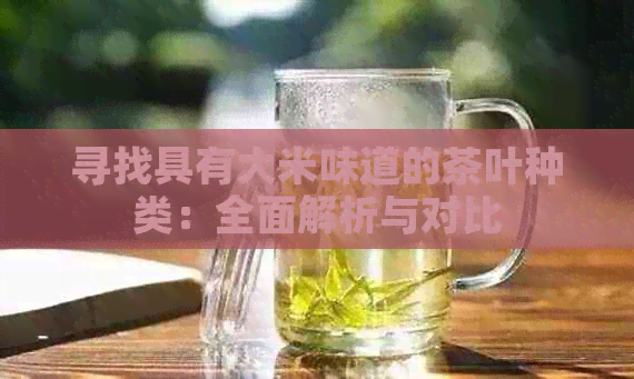 寻找具有大米味道的茶叶种类：全面解析与对比