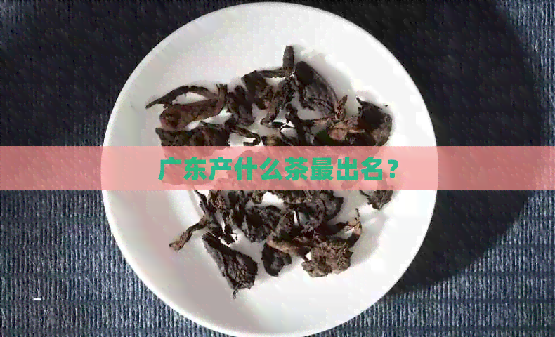 广东产什么茶最出名？