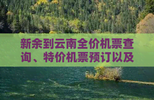 新余到云南全价机票查询、特价机票预订以及航班时刻表信息