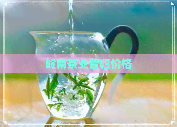 岭南茶业昔归价格