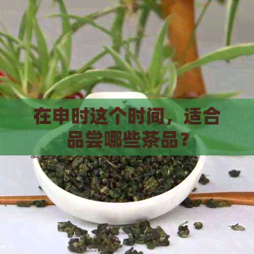 在申时这个时间，适合品尝哪些茶品？