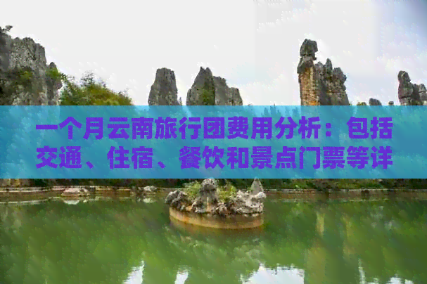 一个月云南旅行团费用分析：包括交通、住宿、餐饮和景点门票等详细预算