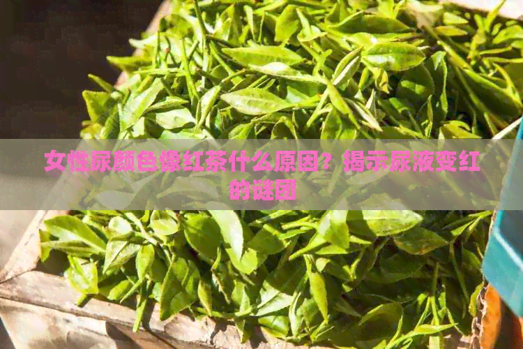 女性尿颜色像红茶什么原因？揭示尿液变红的谜团