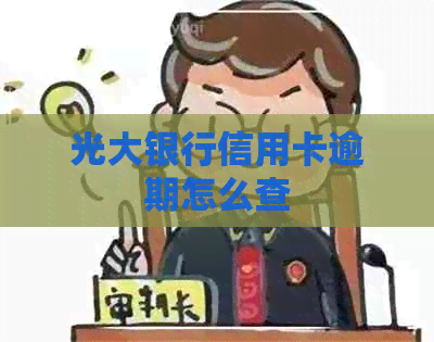 光大银行信用卡逾期怎么查