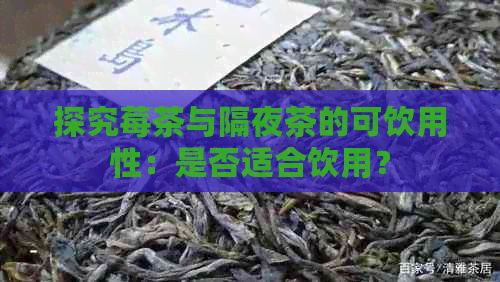 探究莓茶与隔夜茶的可饮用性：是否适合饮用？