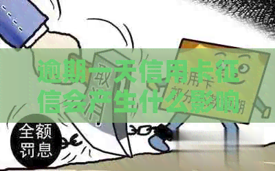 逾期一天信用卡会产生什么影响？