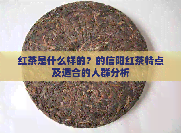 红茶是什么样的？的信阳红茶特点及适合的人群分析