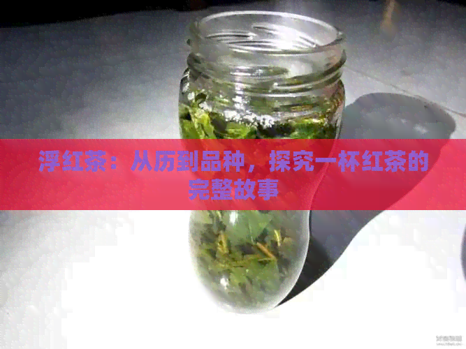 浮红茶：从历到品种，探究一杯红茶的完整故事