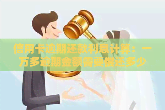 信用卡逾期还款利息计算：一万多逾期金额需要偿还多少费用？