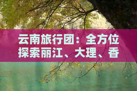 云南旅行团：全方位探索丽江、大理、香格里拉等热门景点的完美之旅